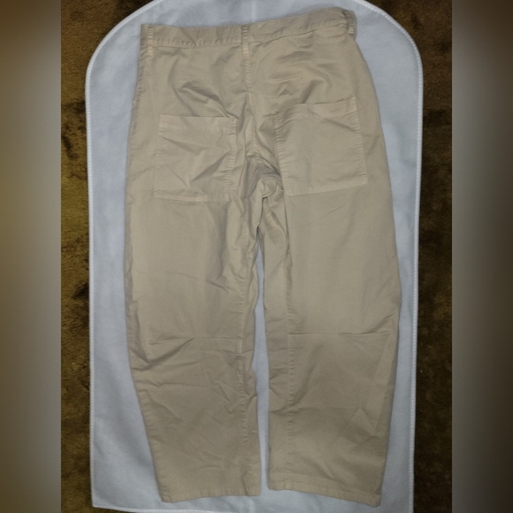 Nili Lotan Shon Pant sandstone Bow Leg Carpenter 8 tan - Picture 10 of 10
